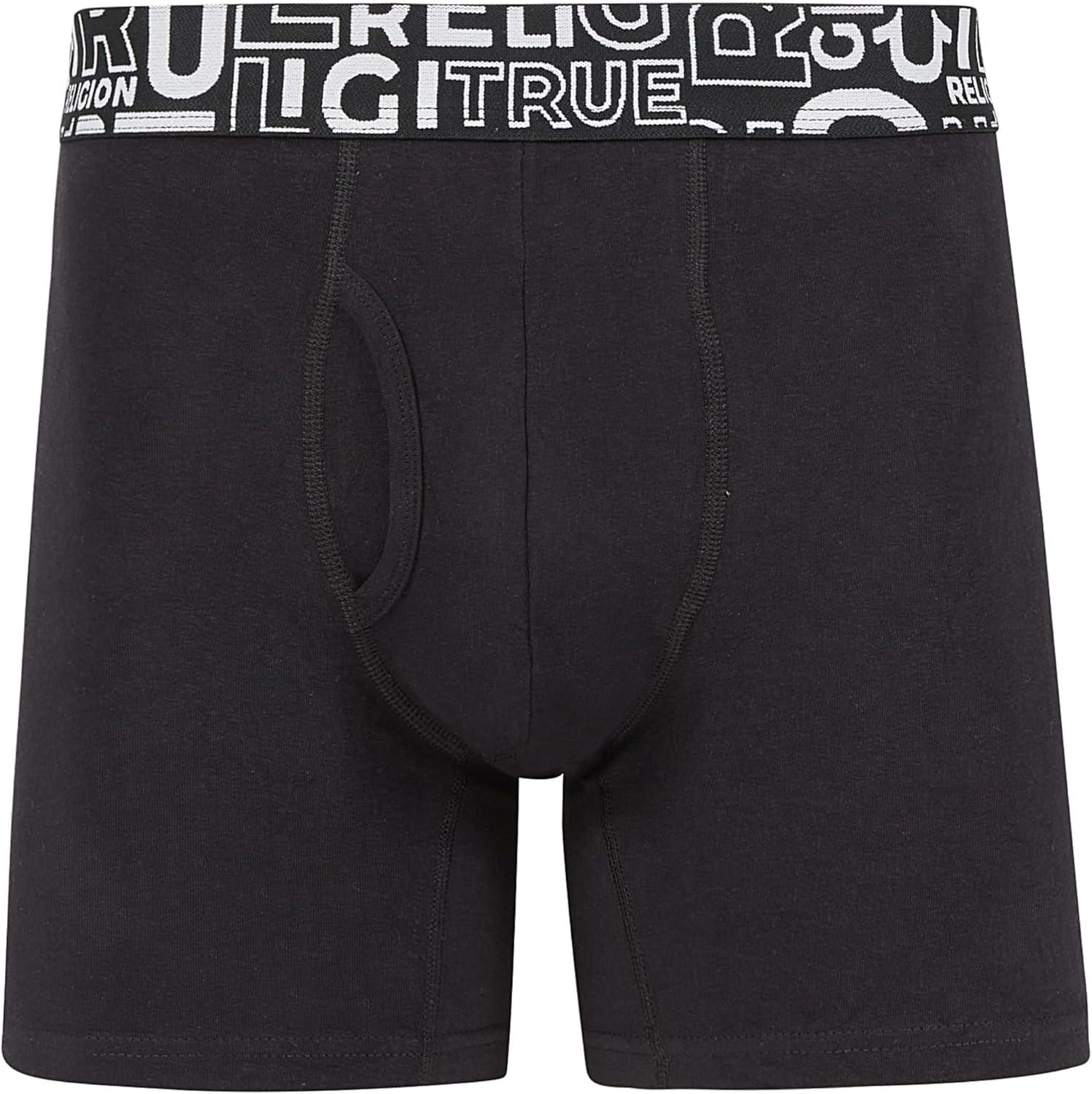 imageTrue Religion Cotton Stretch Mens Boxer Briefs Mens Underwear Pack of 5BlackRedGrey