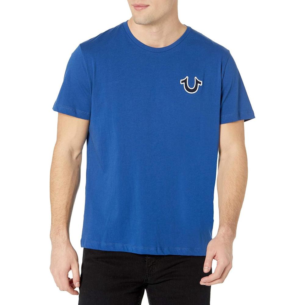 imageMade from 100 Cotton This Mens tShirt Offers Premium Construction and Lasting DurabilityCobalt