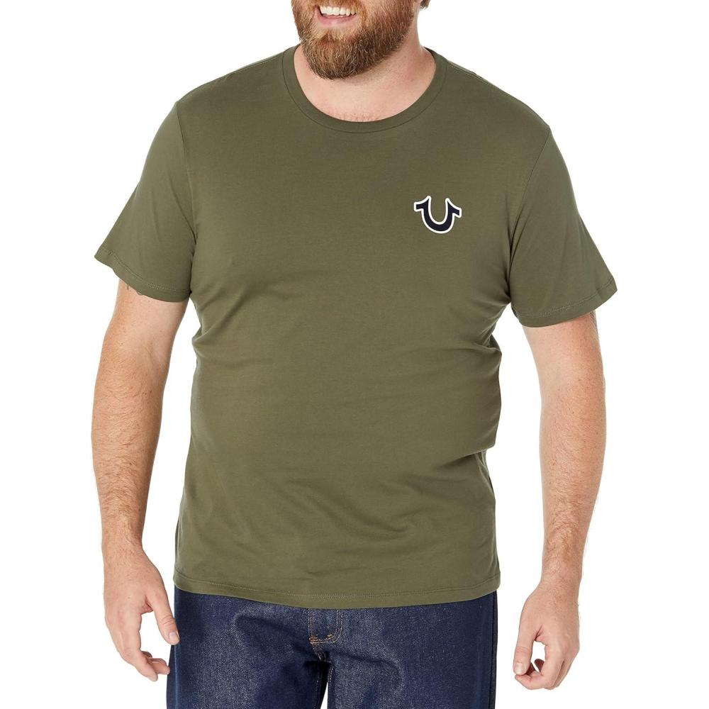 imageMade from 100 Cotton This Mens tShirt Offers Premium Construction and Lasting DurabilityMilitant Green