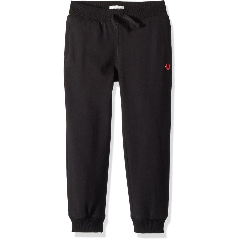 imageTrue Religion Boys French Terry SweatpantBlack  1