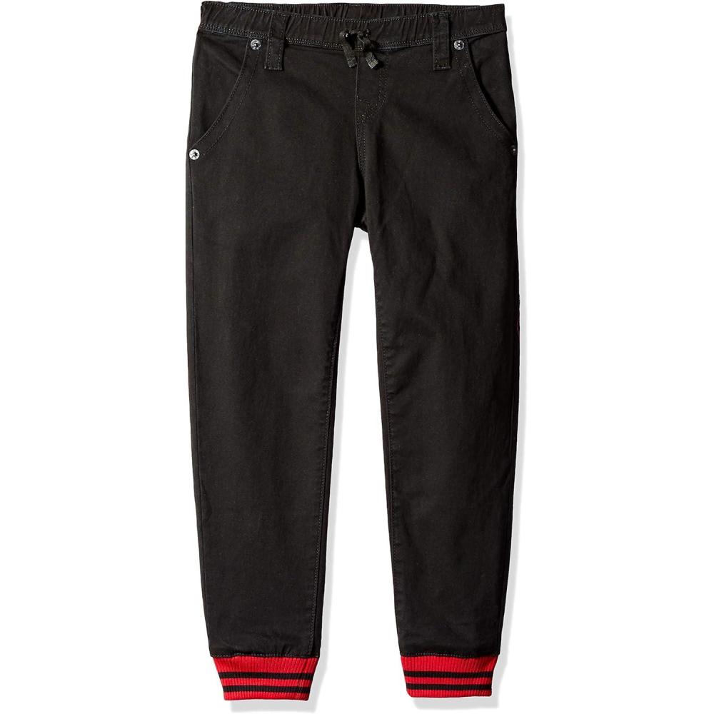 imageTrue Religion Boys French Terry SweatpantBlackTurquoise