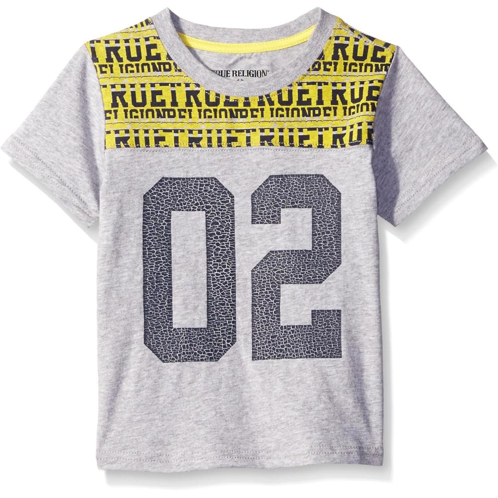 imageTrue Religion Boys Printed Panel TeeHeather Grey