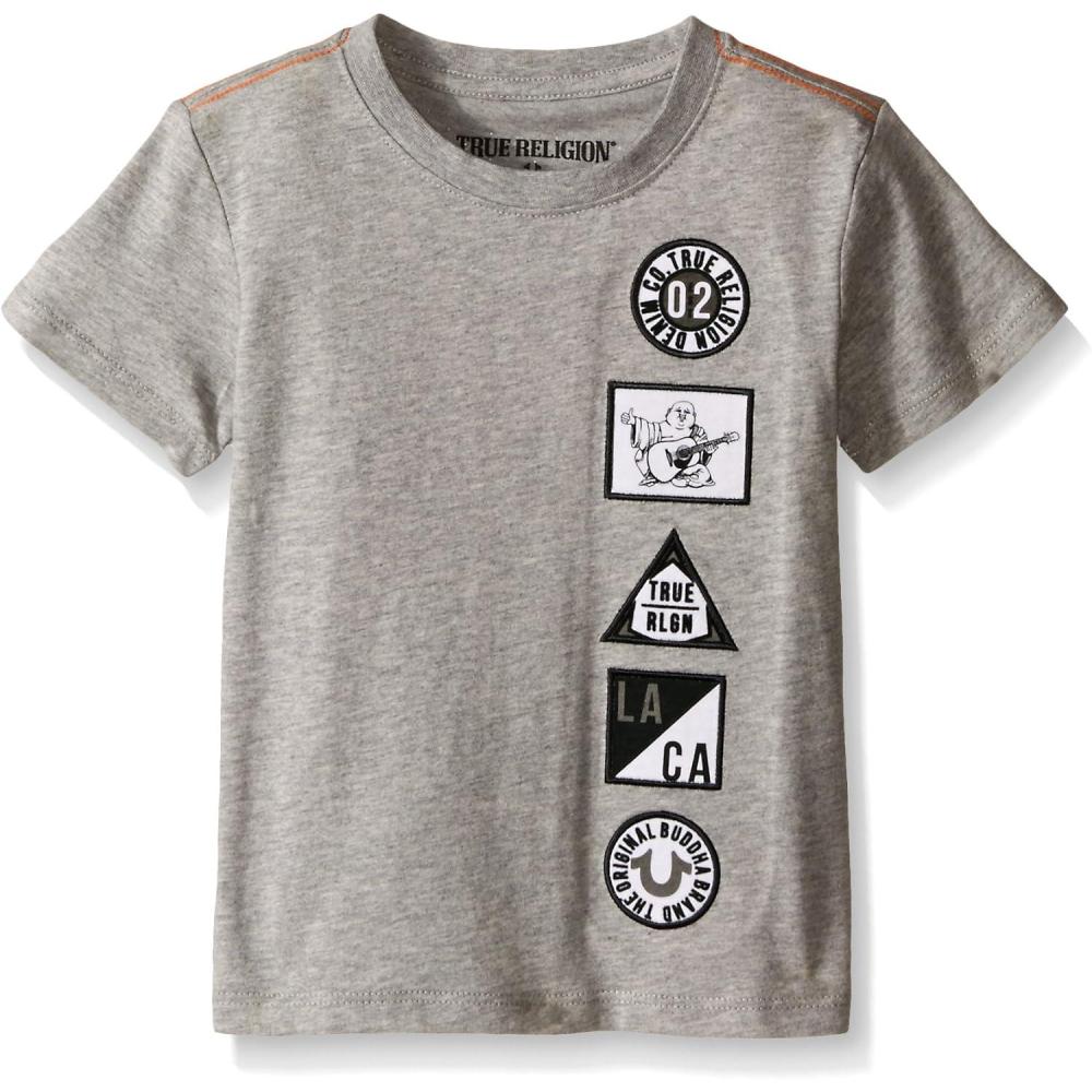 imageTrue Religion Boys Surplus Patches Tee ShirtHeather Grey