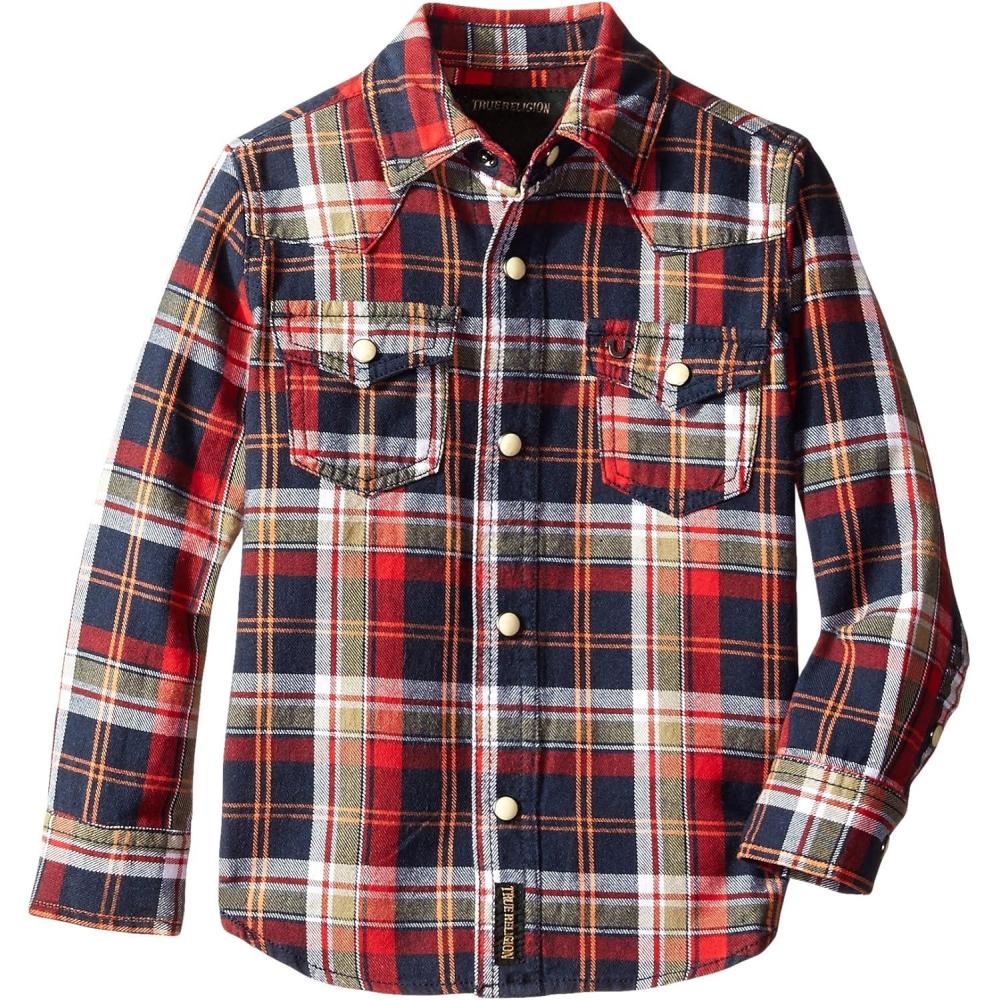 imageTrue Religion Boys TR Plaid WovenMidnight Plaid
