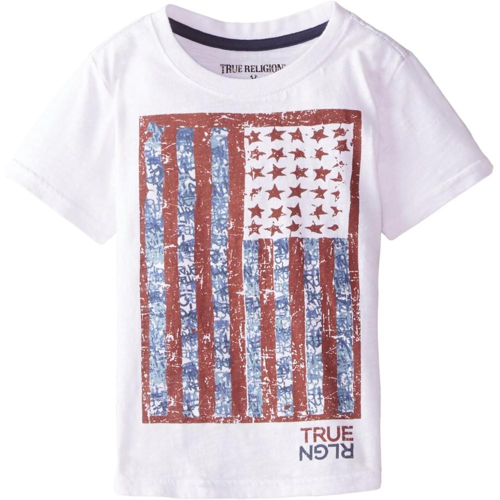 imageTrue Religion Boys True Flag TeeWhite