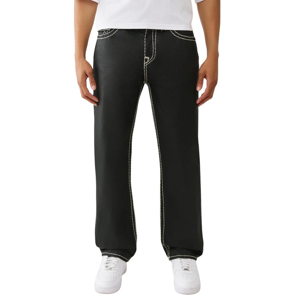 imageTrue Religion Coated Bobby Super T Flap Jeans for Men  32  Mens Flap Pocket Jeans