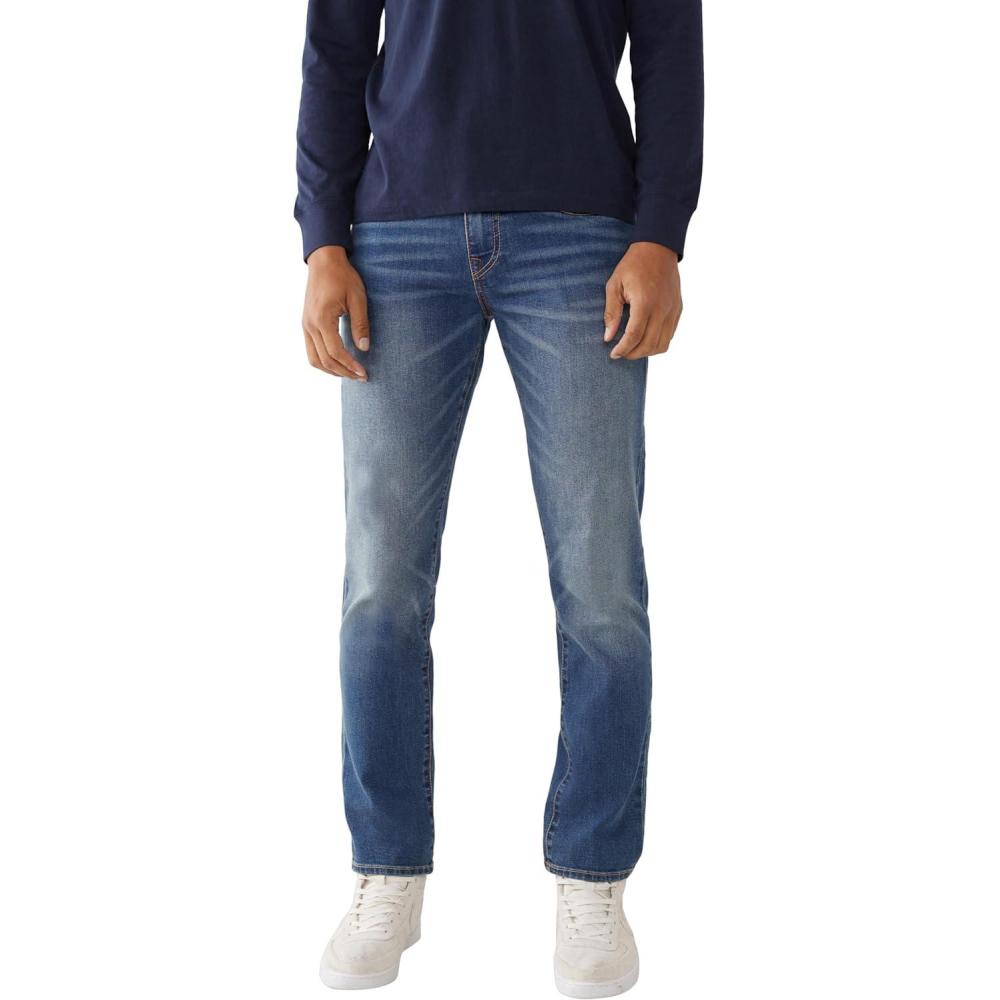 imageTrue Religion Mens Geno Slim Fit Straight Leg JeanFoum Baseline