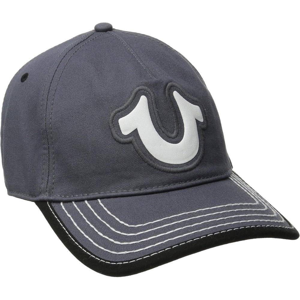 imageTrue Religion Mens Puff Shoe Baseball CapFactory Grey