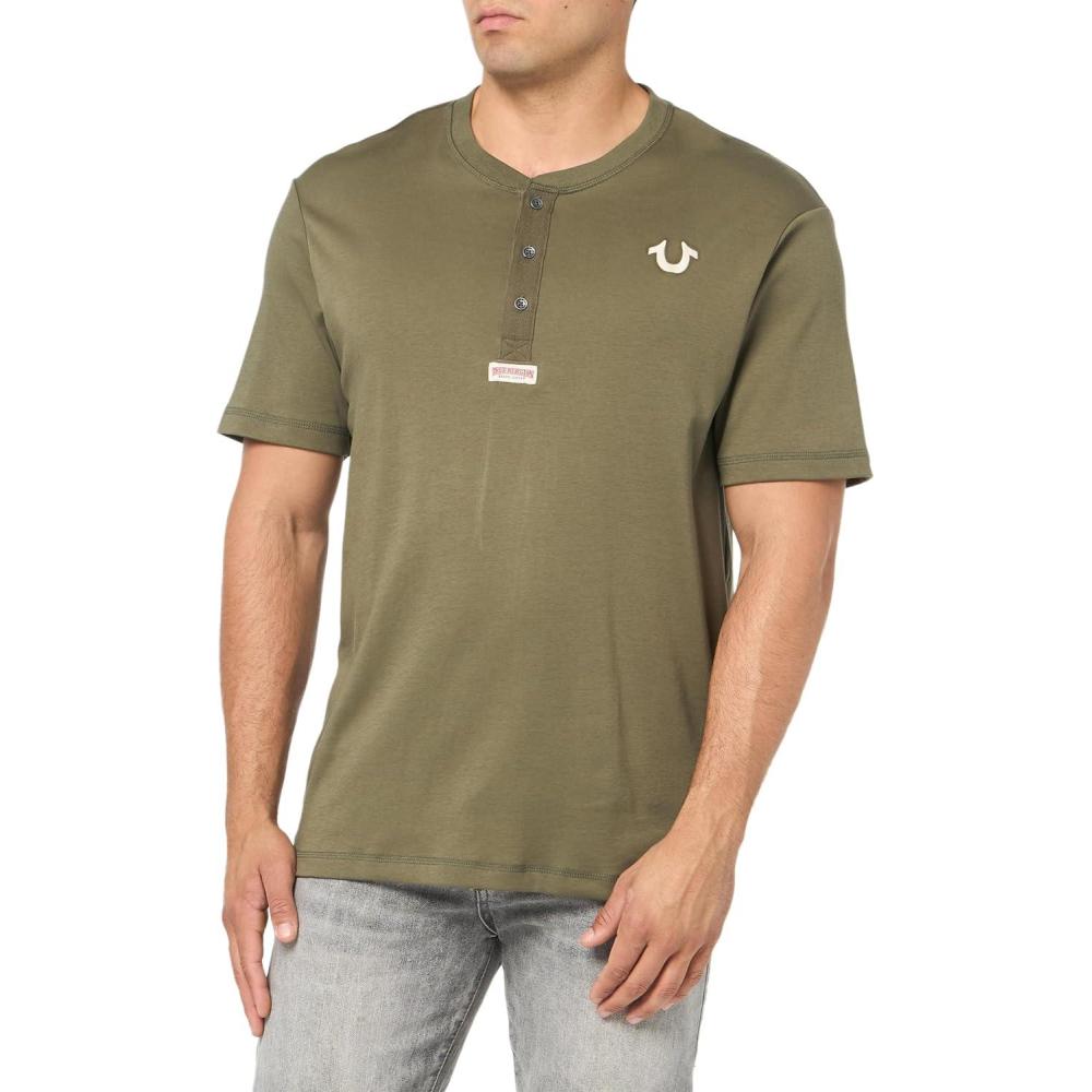 imageTrue Religion Mens Ss Bio HenleyKalamata