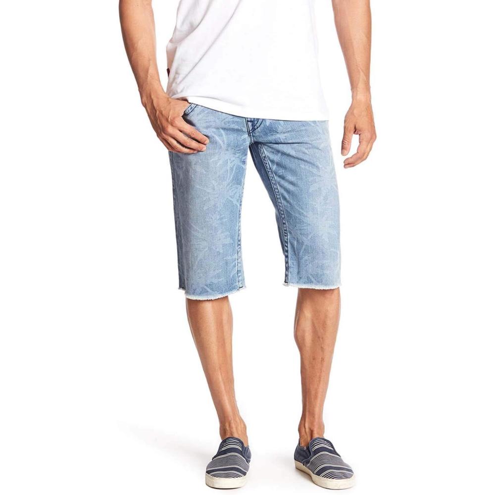 imageTrue Religion Mens Straight Flap CutOff ShortsIndigo Groove33