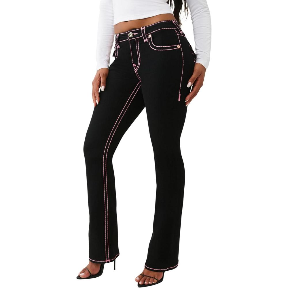 imageTrue Religion Womens Becca Boot Flap Sup T2sb Black Rinse