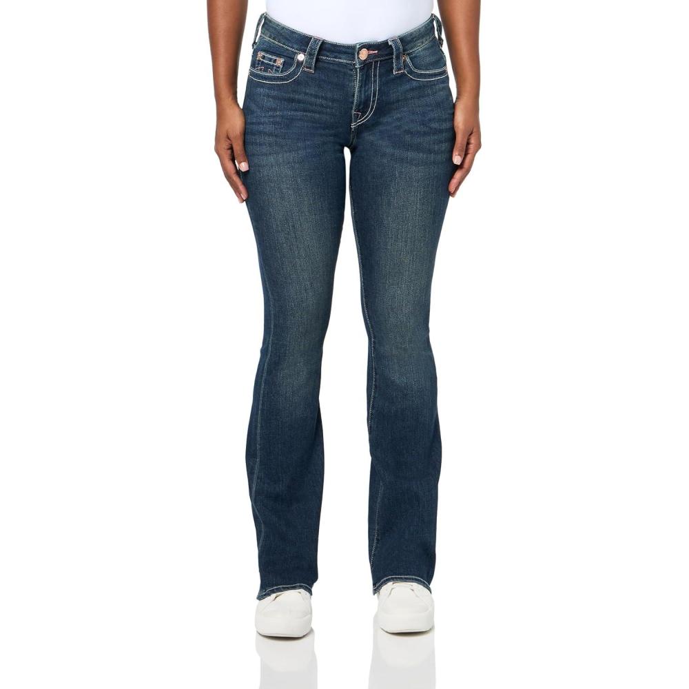 imageTrue Religion Womens Becca Midrise Super T Boot Cut JeanDoris