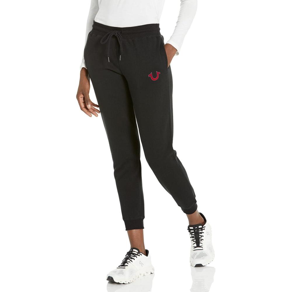 imageTrue Religion Womens Heritage Hs JoggerBlack