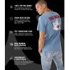 Made from 100% Cotton, This Mens t-Shirt Offers Premium Construction and Lasting Durability.(Oasis Blue)