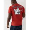 Made from 100% Cotton, This Mens t-Shirt Offers Premium Construction and Lasting Durability.(Ruby Red)
