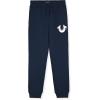 True Religion Boys 2 Pack Fleece Sweatpants – Stylish & Comfortable Jogger Pants Set for Active Kids(Navy-fog)