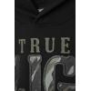 True Religion Boys Fleece Hoodies – Premium Zip Front & Pullover Sweatshirts, Stylish Design & Comfort(Black Camo)