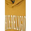 True Religion Boys Fleece Hoodies – Premium Zip Front & Pullover Sweatshirts, Stylish Design & Comfort(Mustard Pullover)