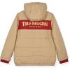 True Religion Boys Puffer Jackets – Premium Winter Coats With Stylish Design & Warmth(Travertine-red)