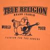 True Religion Boys Tee Shirts Short Sleeve Cotton T-Shirt for Boys Graphic Tees(Orange)