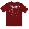 True Religion Boys Tee Shirts Short Sleeve Cotton T-Shirt for Boys Graphic Tees(Red White)