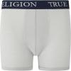 True Religion Boys Underwear 5 Pack Boxer Briefs for Boys 6-18 Durable Stretch Breathable Moisture Wicking(Blue Prints)