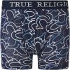 True Religion Boys Underwear 5 Pack Boxer Briefs for Boys 6-18 Durable Stretch Breathable Moisture Wicking(Blue Prints)