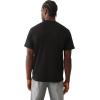 True Religion Buddha Arch Logo T-Shirt for Men – 100% Cotton Graphic Tee with Front & Back Print, Short Sleeve(Jet Black)