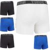 True Religion Cotton Stretch Mens Boxer Briefs, Mens Underwear Pack of 5(Black/Blue/White)