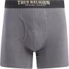 True Religion Cotton Stretch Mens Boxer Briefs, Mens Underwear Pack of 5(Black/Grey/Gold)