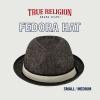 True Religion Fedora Hat, Wide Brim Fedora Fashion Hat for Men and Women, Grey, Small/Medium
