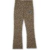 True Religion Girls 2 Piece Legging Sets – Fleece Sweatshirt & Bootcut Leggings Outfit, Glitter Print Design (Sizes 4-14)(Black Leopard)