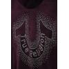 True Religion Girls Hoodie and Sweatpant Set Velour Jogger Sets for Girl Fashion Clothing(Ruby Grape)