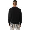 True Religion Long Sleeve Boxy SRS Sweater for Men – Warm & Stylish Pullover, Quality Fit(Jet Black)