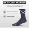 True Religion Mens 8 Pairs Crew Socks for Men Premium Athletic Men’s Socks, Shoe Size 8-12(8 Pairs: Assorted)