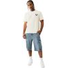 True Religion Men’s Big T Vinny Cargo Denim Short – Blue Legend Medium Wash(Blue Legend Medium Wash)