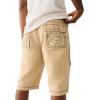 True Religion Men’s Big T Vinny Cargo Short | Slim Fit with Flap Pockets(Cornstalk)