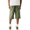 True Religion Men’s Big T Vinny Cargo Short | Slim Fit with Flap Pockets(Kalamata)