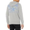 True Religion Men’s Big T Zip Up Hoodie(Heather Grey)