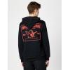 True Religion Men’s Big T Zip Up Hoodie(Jet Black/Fiery Red)