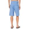 True Religion Men’s Board Short with Back Flap Pocket(Digital Blue)