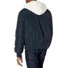 True Religion Men’s Bomber Jacket with Sherpa Hood(Night Sky)