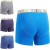 True Religion Mens Boxer Briefs Cotton Stretch Underwear for Men Pack of 4(Blue)