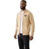 True Religion Men’s Buddha Logo Zip Hoodie Sweatshirt(Travertine)