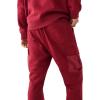 True Religion Men’s Cargo Pocket Revolt Fleece Jogger(Tibetan Red)