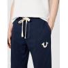 True Religion Mens Classic Logo Jogger Sweatpant(True Navy)