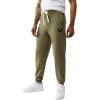 True Religion Men’s Classic Logo Jogger Sweatpants – Soft Men’s Joggers with Pockets, Comfortable Sweat Pants(Kalamata)