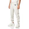 True Religion Men’s Classic Logo Jogger Sweatpants – Soft Men’s Joggers with Pockets, Comfortable Sweat Pants(New Oatmeal)