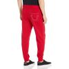True Religion Men’s Classic Logo Jogger Sweatpants – Soft Men’s Joggers with Pockets, Comfortable Sweat Pants(Ruby Red W Black)