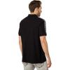 True Religion Mens Damask Short Sleeve Polo(Jet Black)